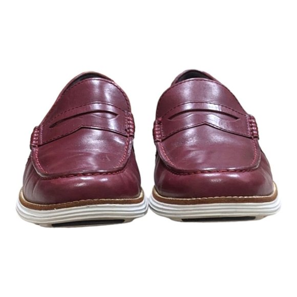 Cole Haan Original Lunar Oxblood Penny Loafer Slip On Men Leather Shoes 10.5 M main image 10